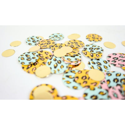 Konfetti funky leopard 20 gram | 48 stk