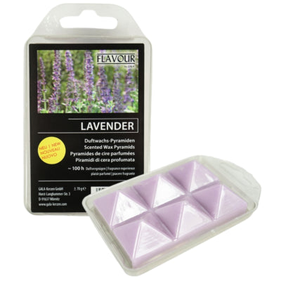 Gala voks smelter pyramide lavendel 6 stykker | 12 stk