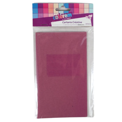 Menukort lilla 17 cm 5 stk. | 24 stk