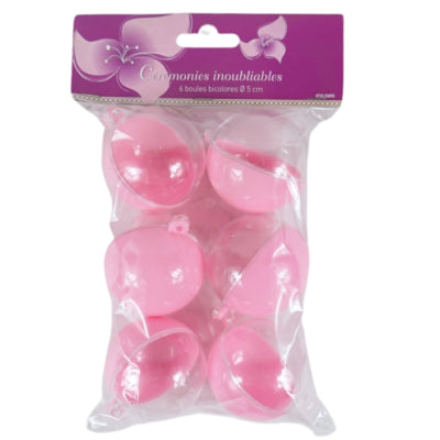 Hængebold pink 5 cm sæt af 6 | 32 stk