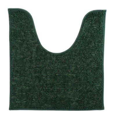 Toiletmåtte grøn polyester 45 x 50 cm | 6 stk