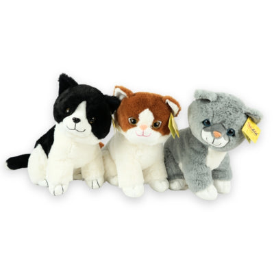 Sunkid poes zwart wit 40 cm | 6 stk