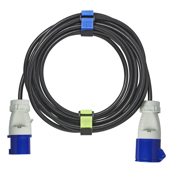 ProPplus kabel binder velcro 8 stykker blågrøn