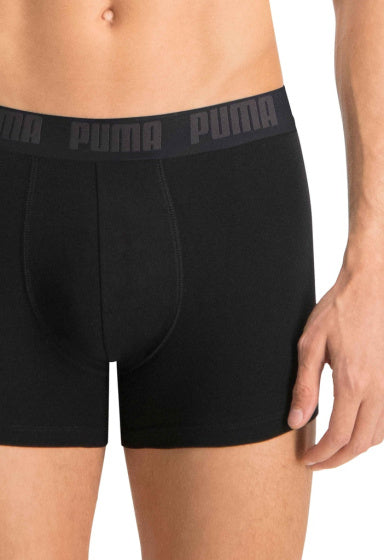 PUMA BASIC BOXER KORT MEN (PAKK MED 2) SORT STØRRELSE XL