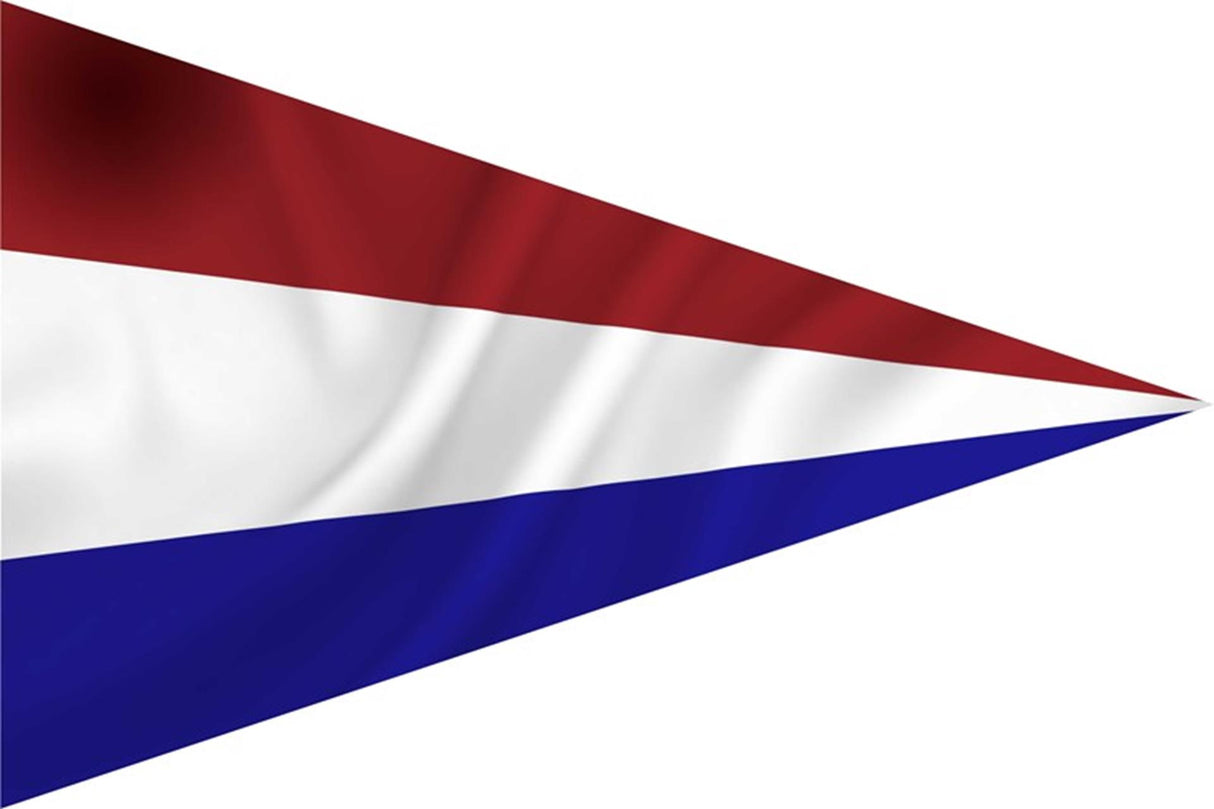 Dokkumer flag central point flag Holland 30x45 cm spun-poly