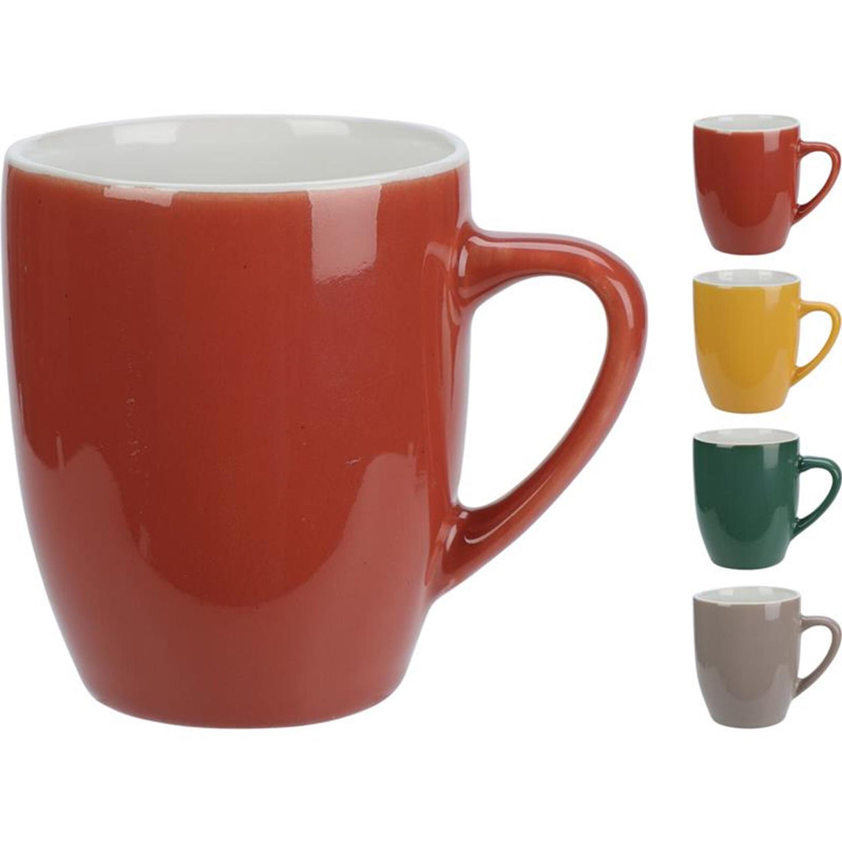 Fremragende husholdningskop lertøj 240ml assorteret farve