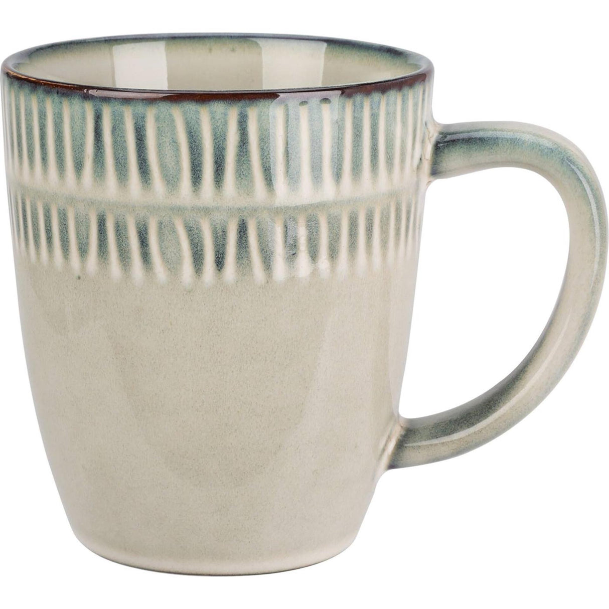 Excellent houseware beker aardewerk gres 360ml