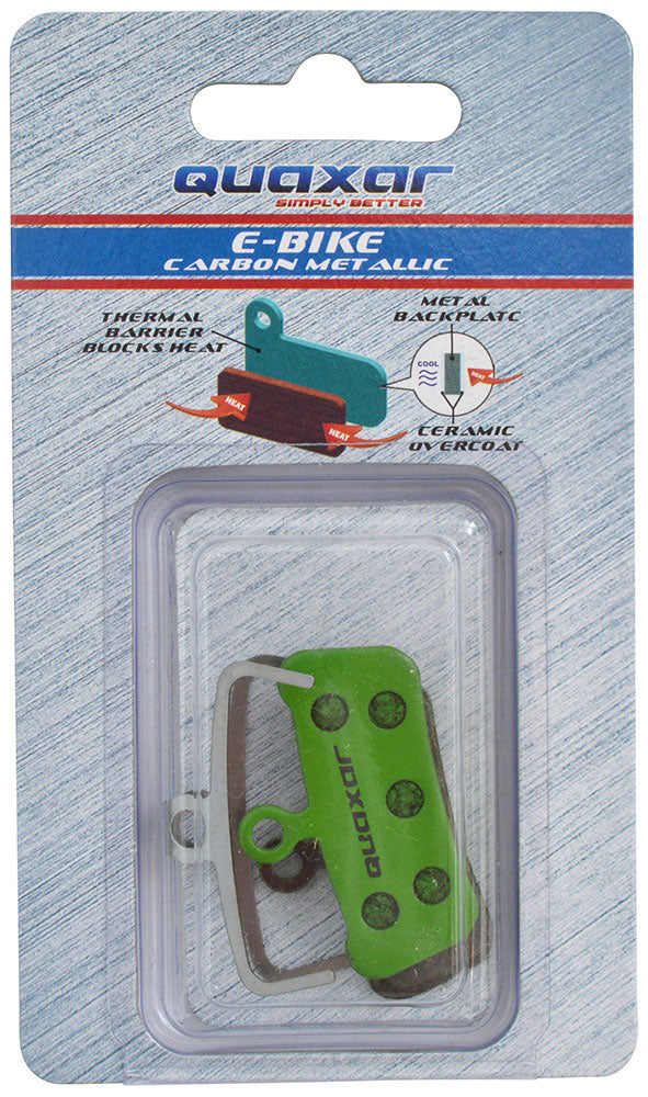 Quaxar sram avid trail guide rsc carbon-metalliske e-cykel skivepuder