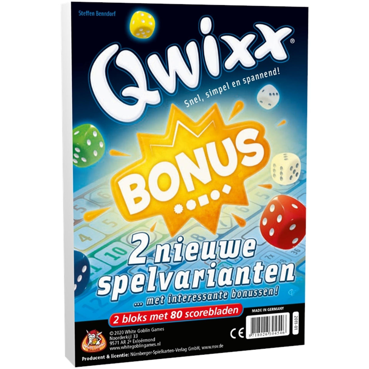 White goblin spil qwixx bonus
