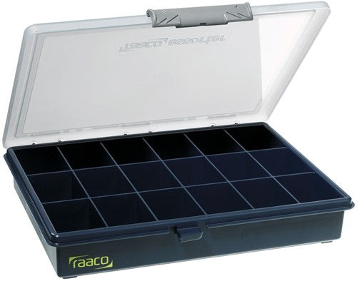 Raaco sortiment kasse assorter, 18 faste rum - 136167 - 136167