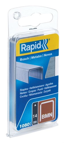 Rapid bmn tyndtrådshæfteklammer 14 mm, 1.080 stykker - 40109559 - 40109559