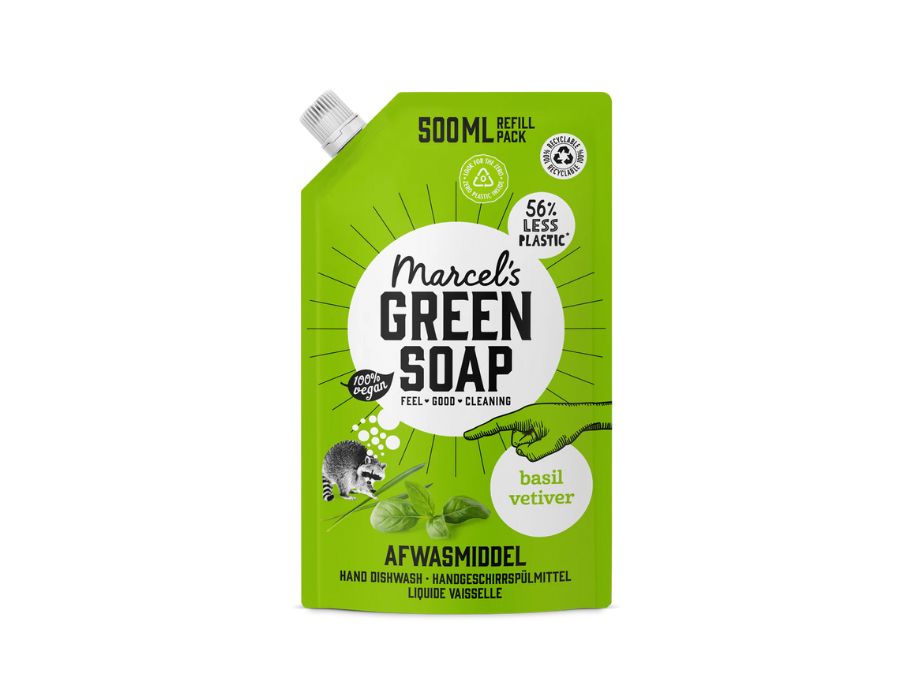 Marcel's Green Soap Refill - Stedfortræder - Basil Vetiver - 500 ml