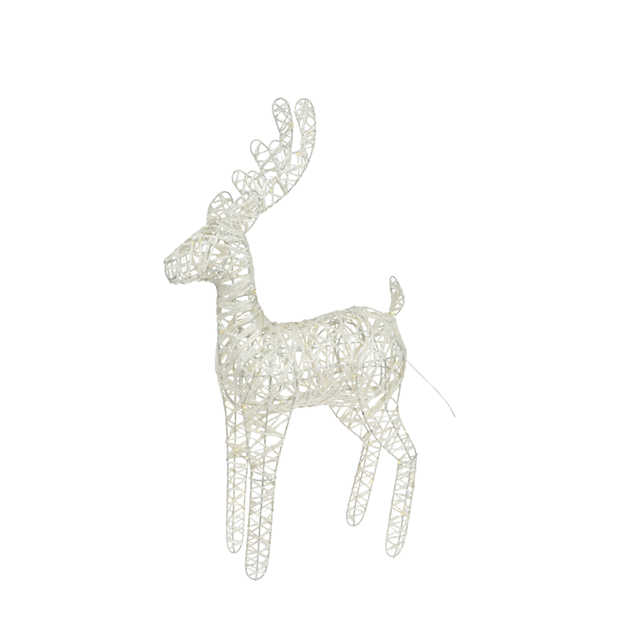 Rendier led wit 40 leds 37cm