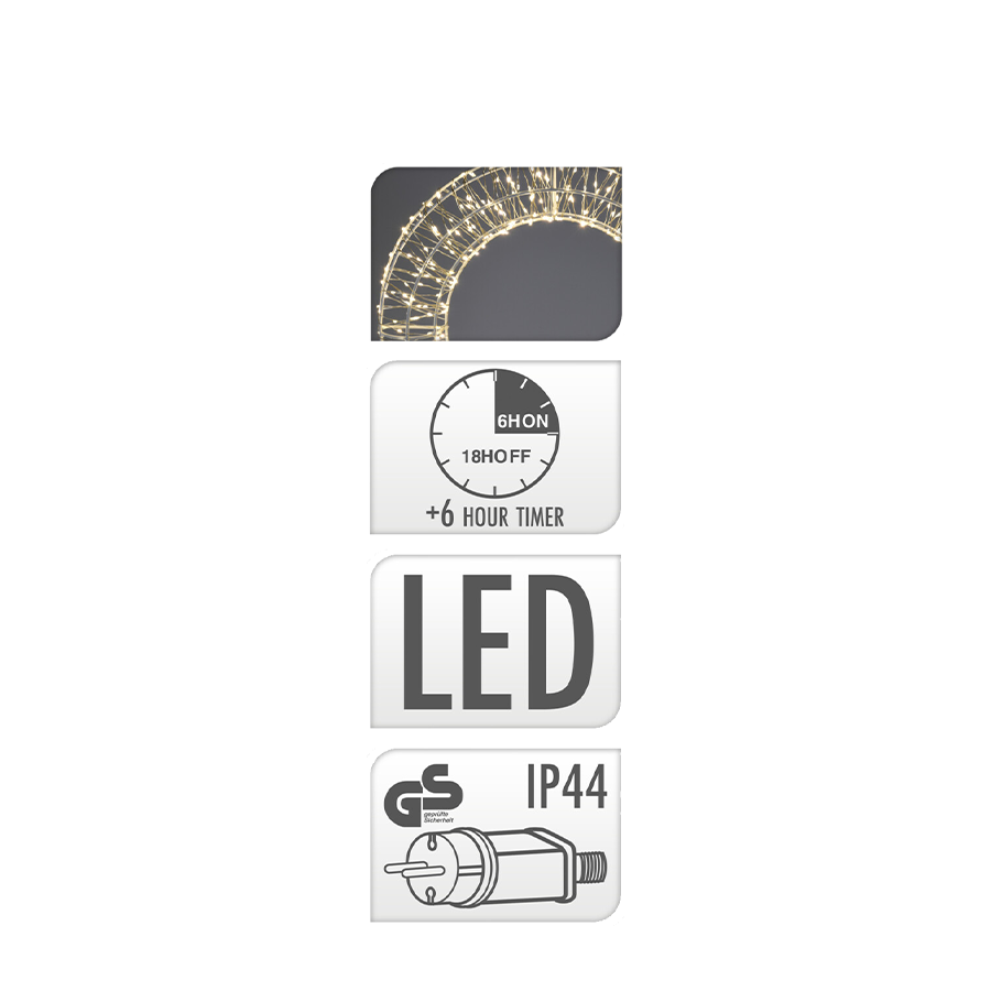Ring led wit 720 leds ø50cm