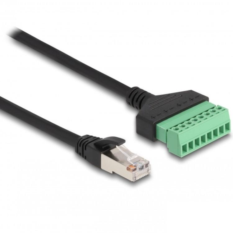 Adapter rj45 til klemrække