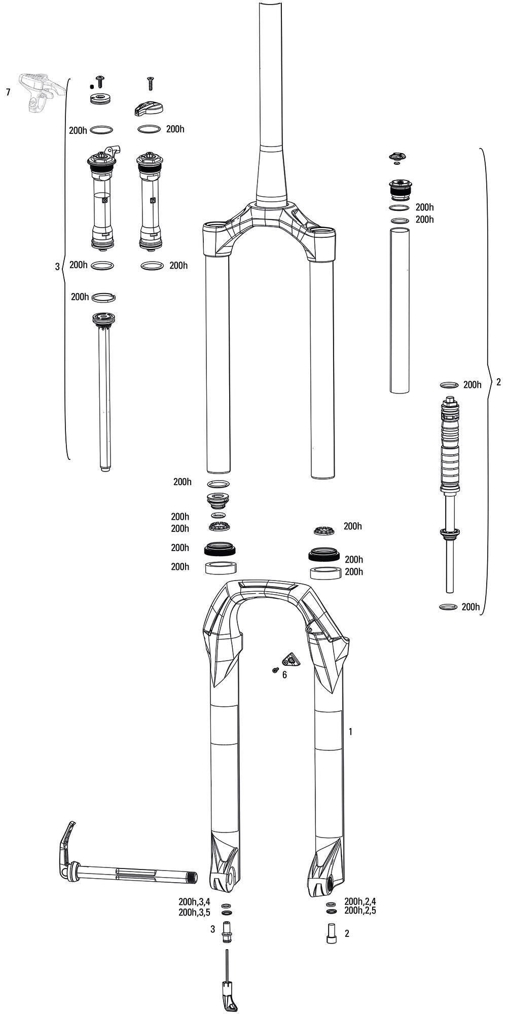Rockshox affjedringsgaffel judy guld rl susp.gaffel rs judy guld rl 100mm sort