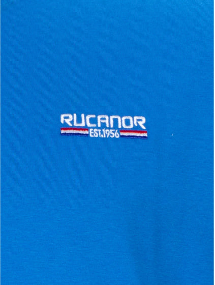 Rucanor Raffi Basic Shirt Round Hals Mænd blå størrelse 3xl