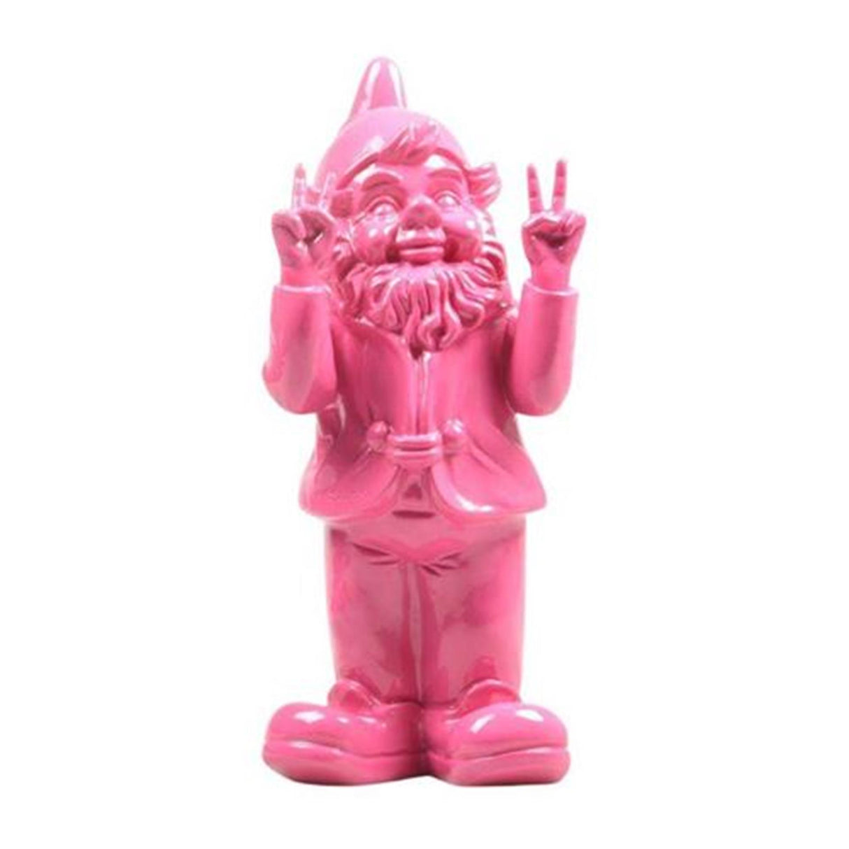 Stoobz design stoobz gnome peace fuchsia 13x11x31cm