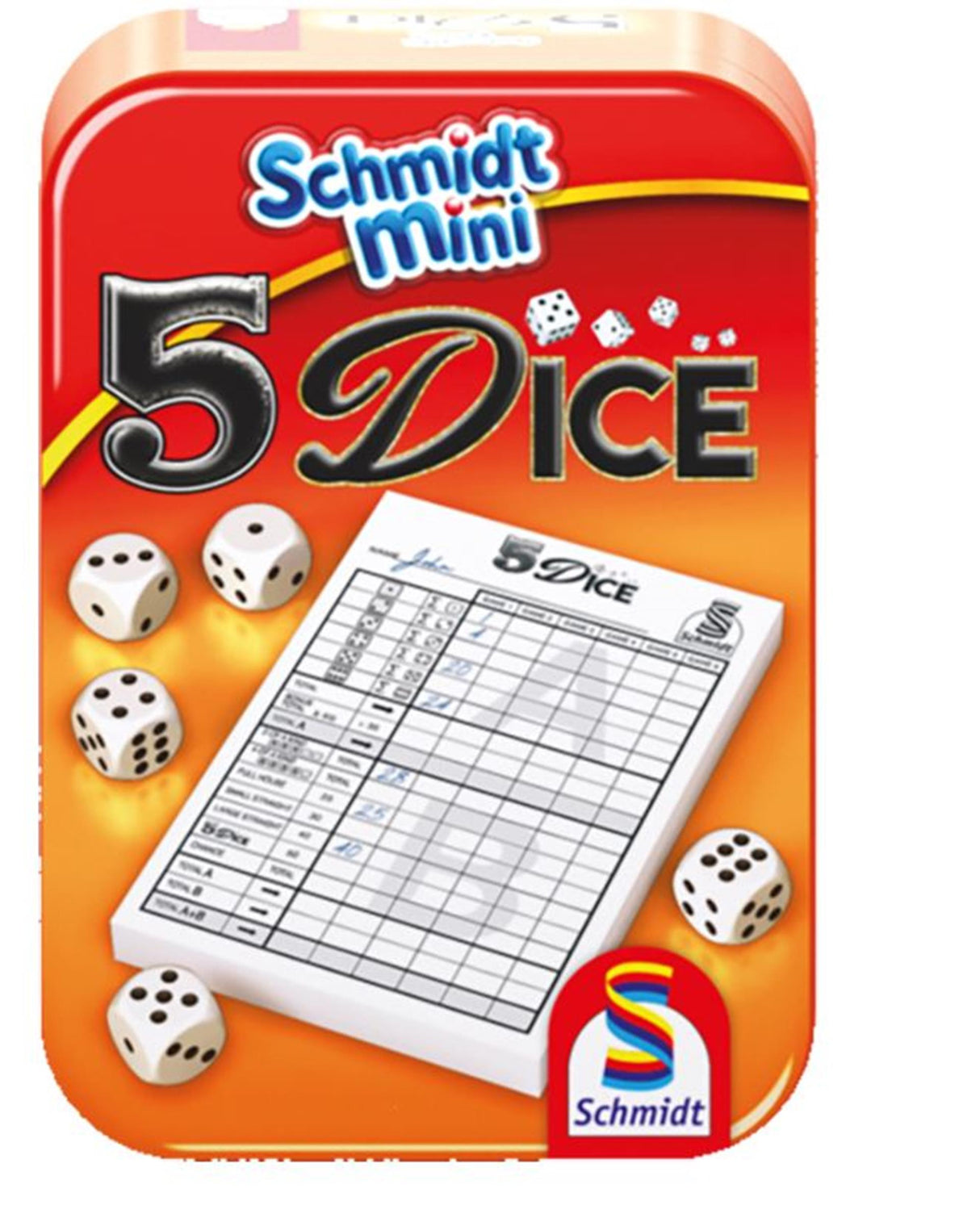 999games schmidt 5 terninger yahtzee terningespil på dåse