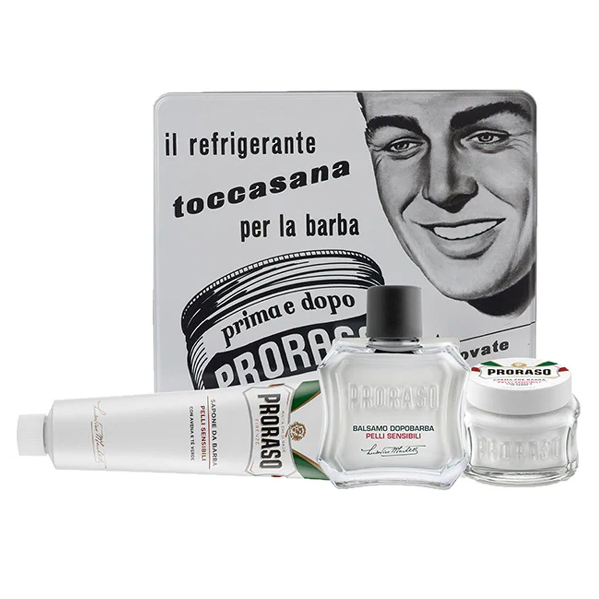 Proraso barbering gaveæske følsom grøn te