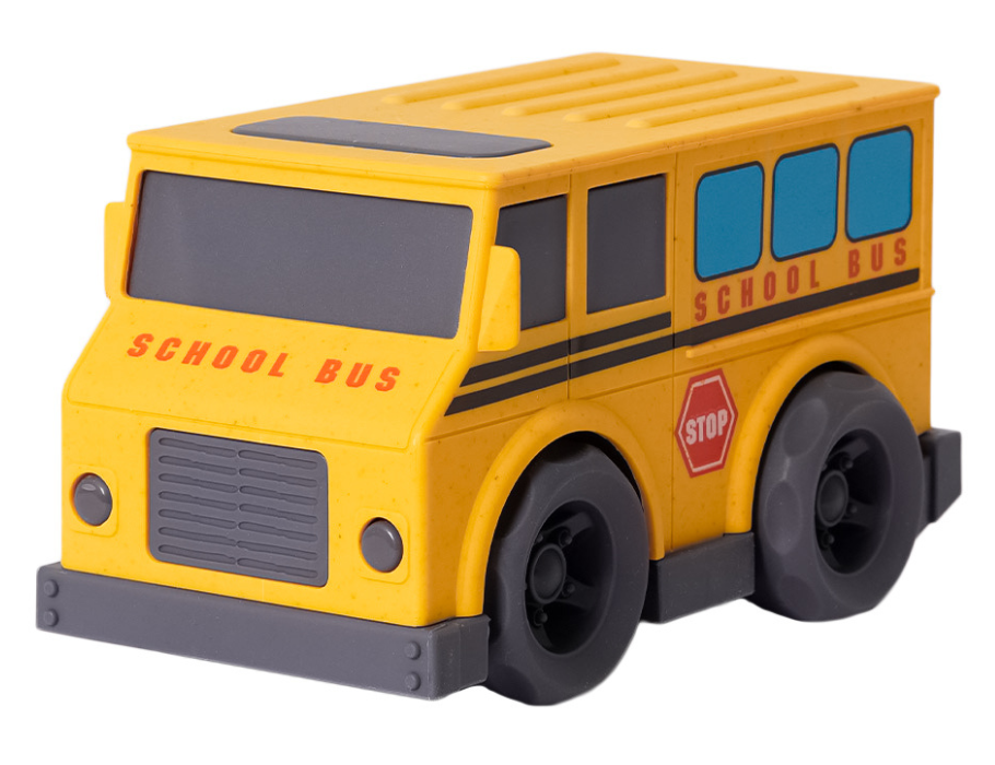 Biolegetøj bioplast skolebus