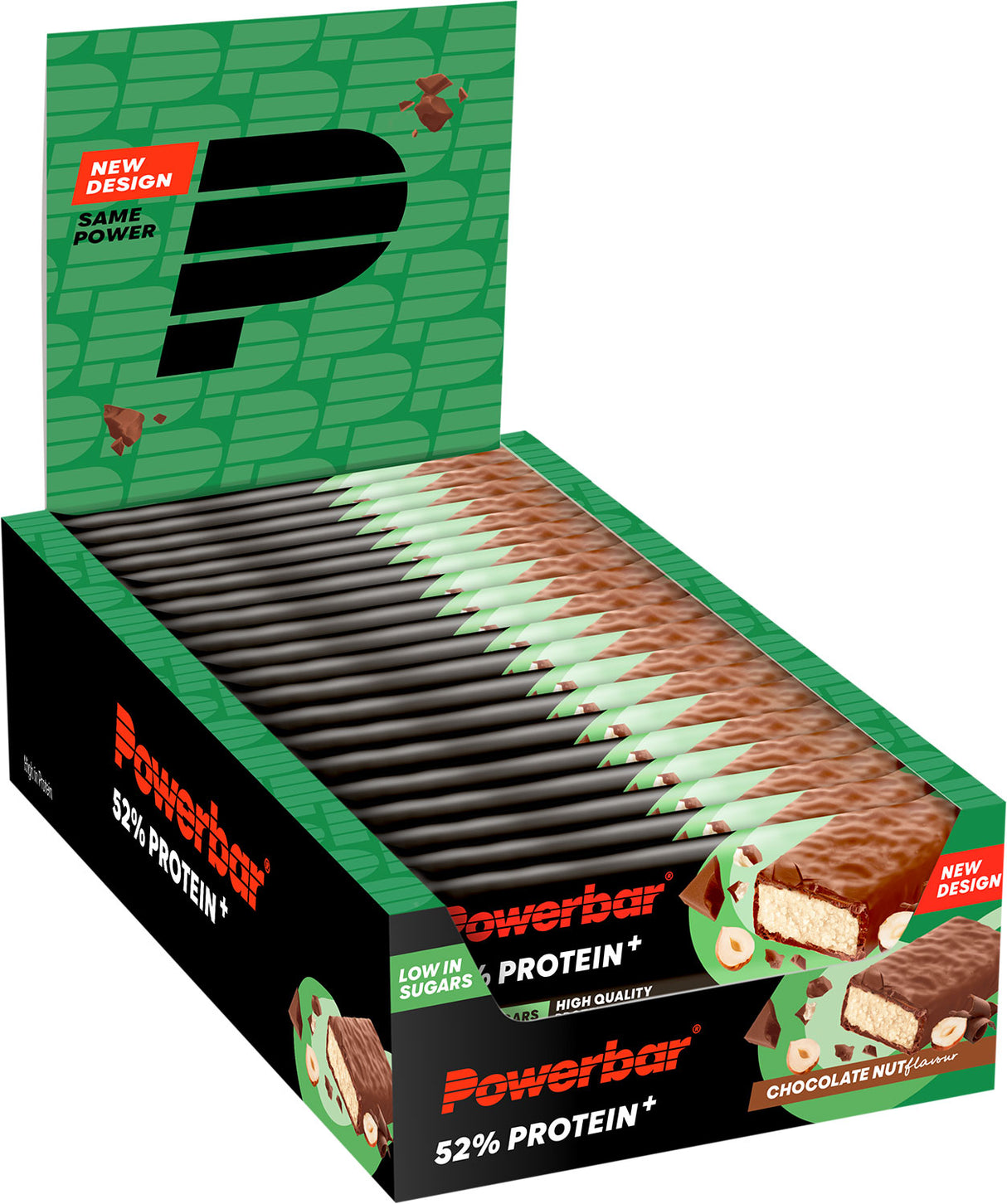 Powerbar 52% protein plus bar 20 æske