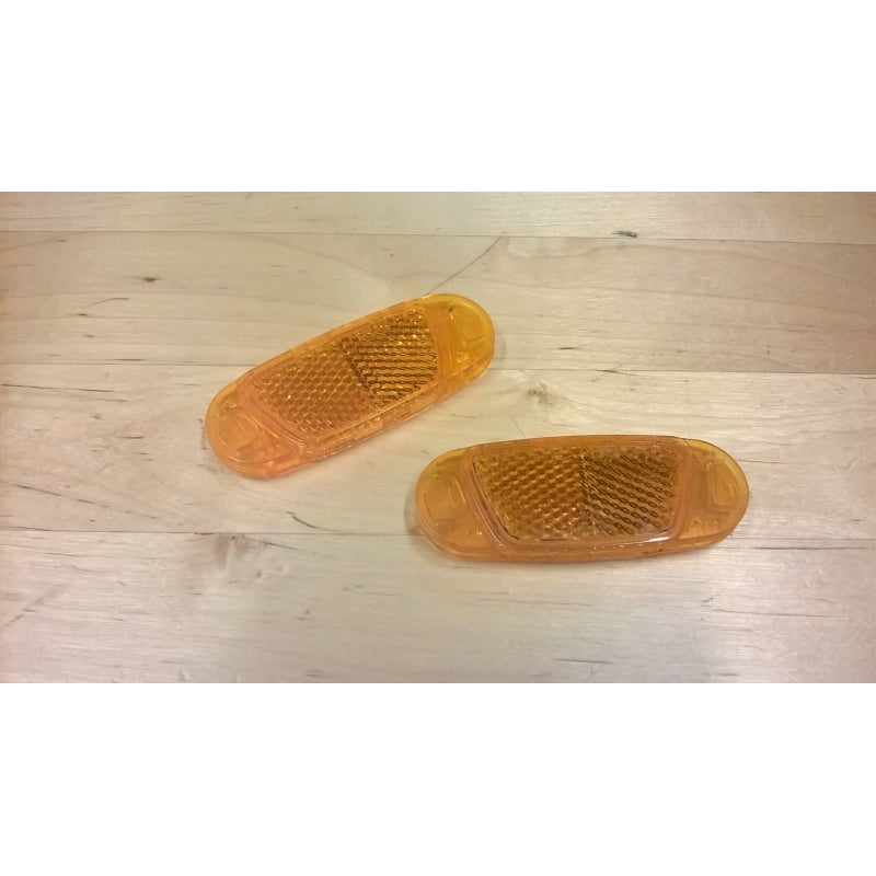 Sæt med 2 orange eger reflekser