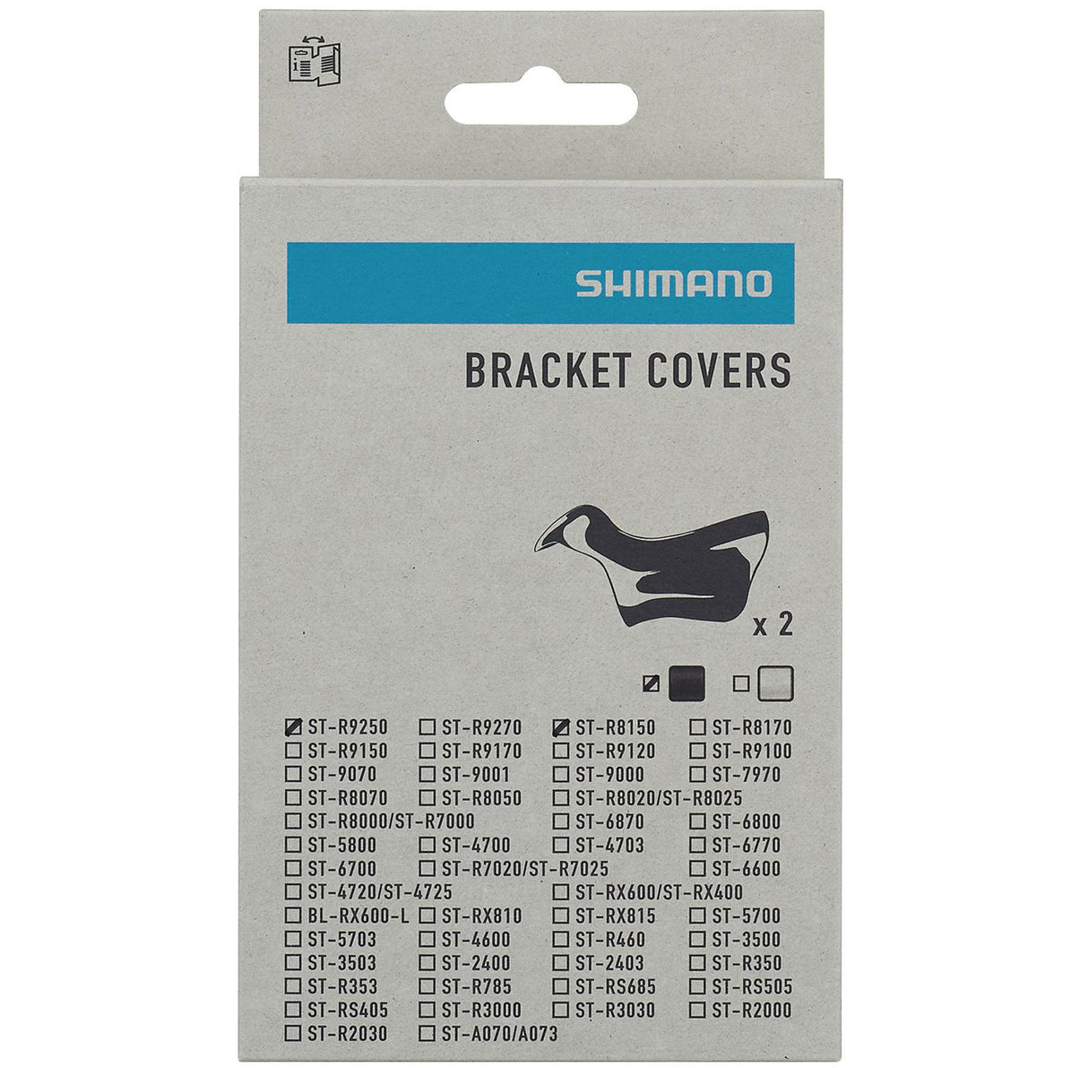Shimano bundbeslag dækker til st-r9250 r8150