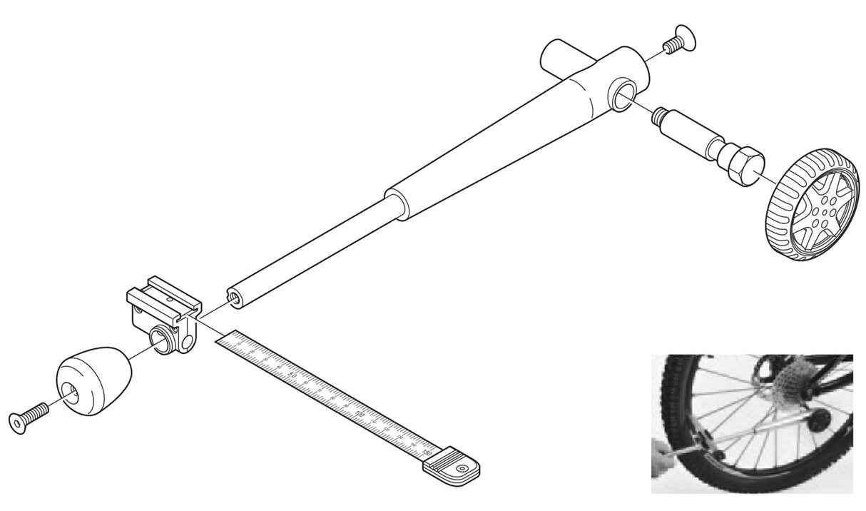 Shimano TL-RD11 bagudfaldsjusteringsværktøj
