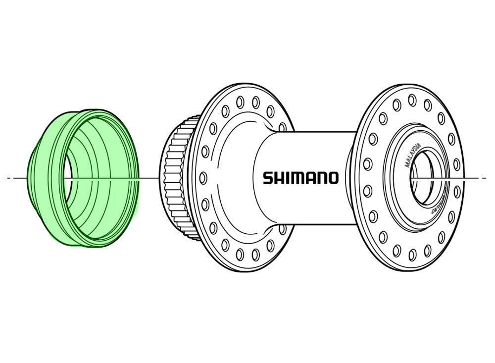 Shimano dækseldæksel midterlåsbeslag