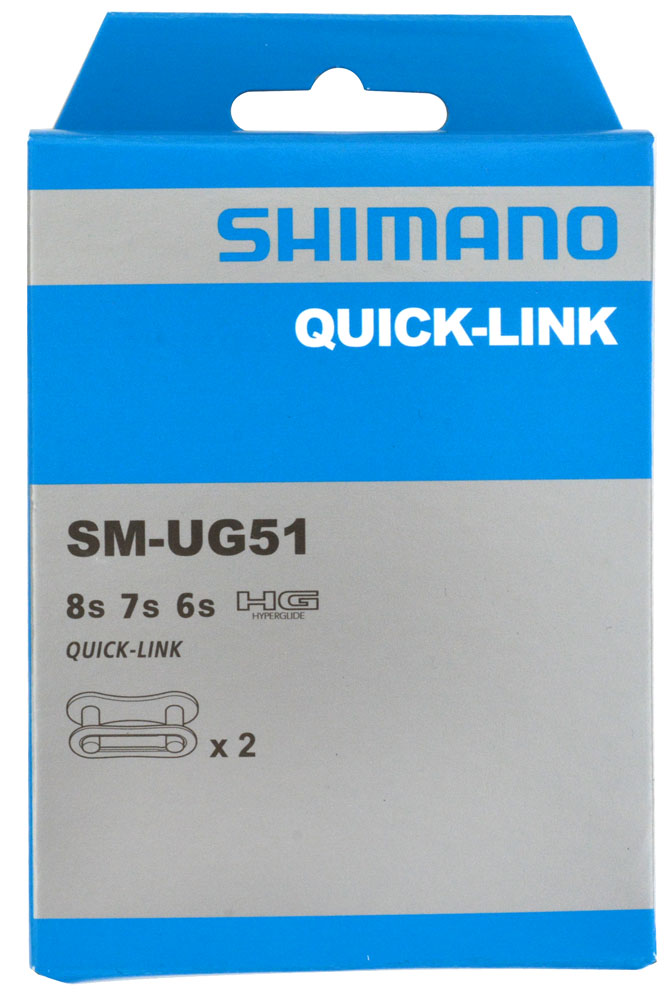 Shimano sm-ug51 6 7 8-speed quick-link stik 2 par