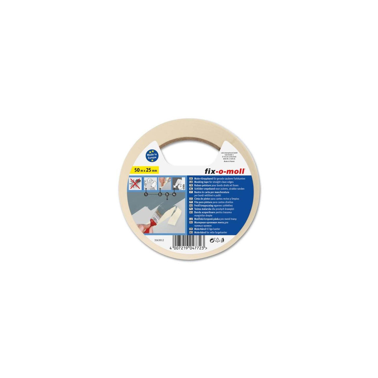 Fix-o-moll malertape malertape 50mx25mm