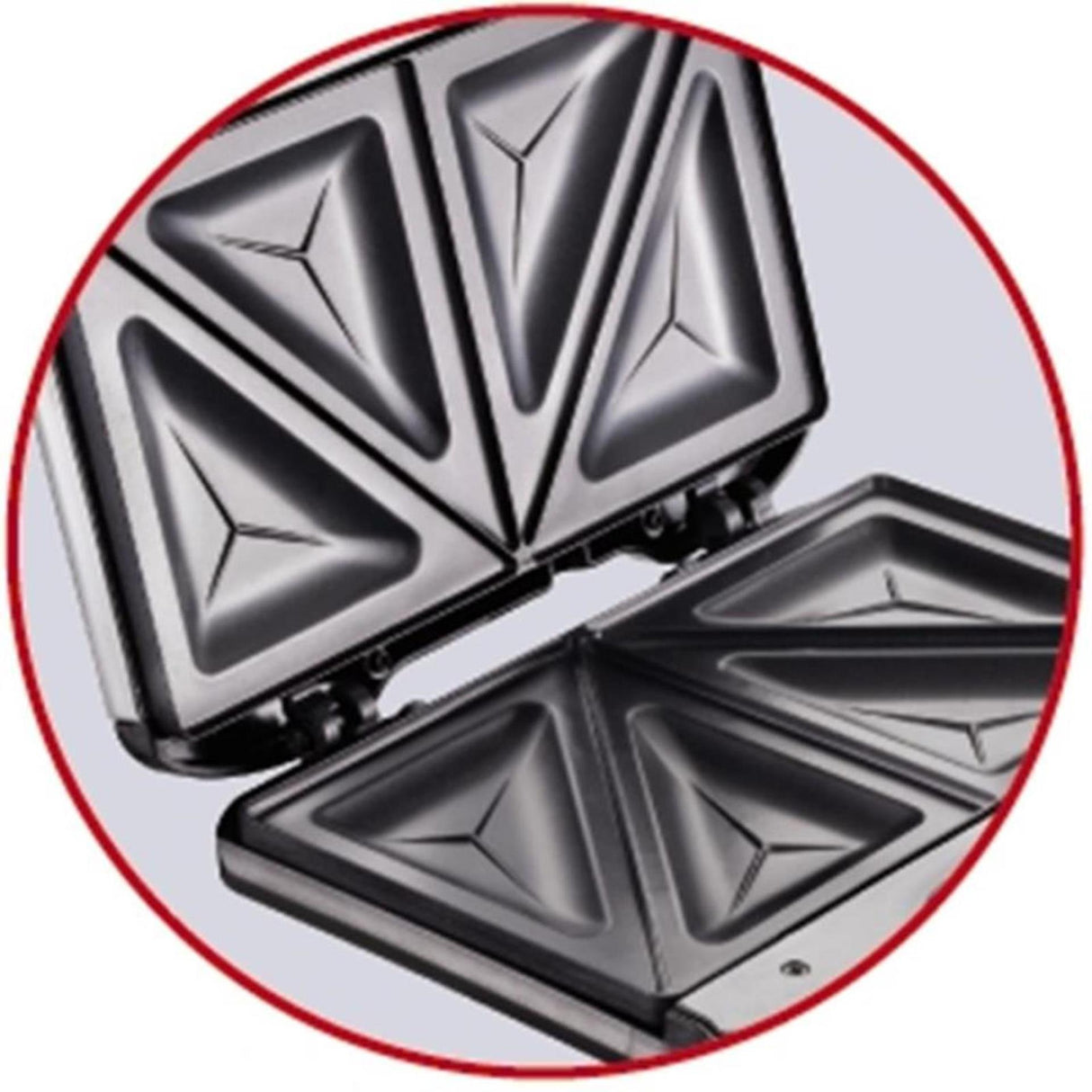 Tefal sandwich maker ultrakompakt rustfrit stål