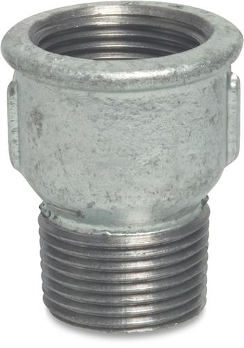 Fatningsnippel 1 1 2 nr.529a galvaniseret