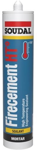 Soudal brandcement ht | sort | 300 ml - 108264