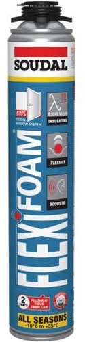 Soudal flexifoam pistol | elastisk pu-skum | blå | 750 ml - 117472
