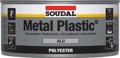 Soudal metal plast alu | polyester kit | 2 kg | 30045 - 103426