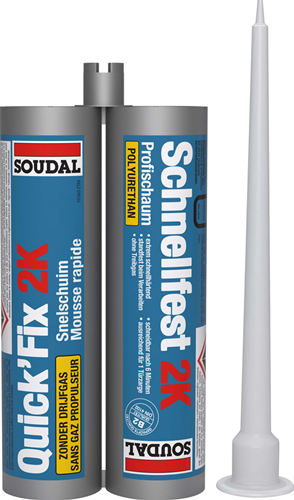 Soudal quick fit 2k | 2-komponent skum | 210 ml - 101665