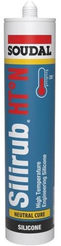 Soudal silirub ht° - n | sort | 300 ml - 108266
