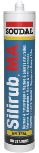 Soudal silirub ma | silikone fugemasse | gennemsigtig | 300 ml - 106120