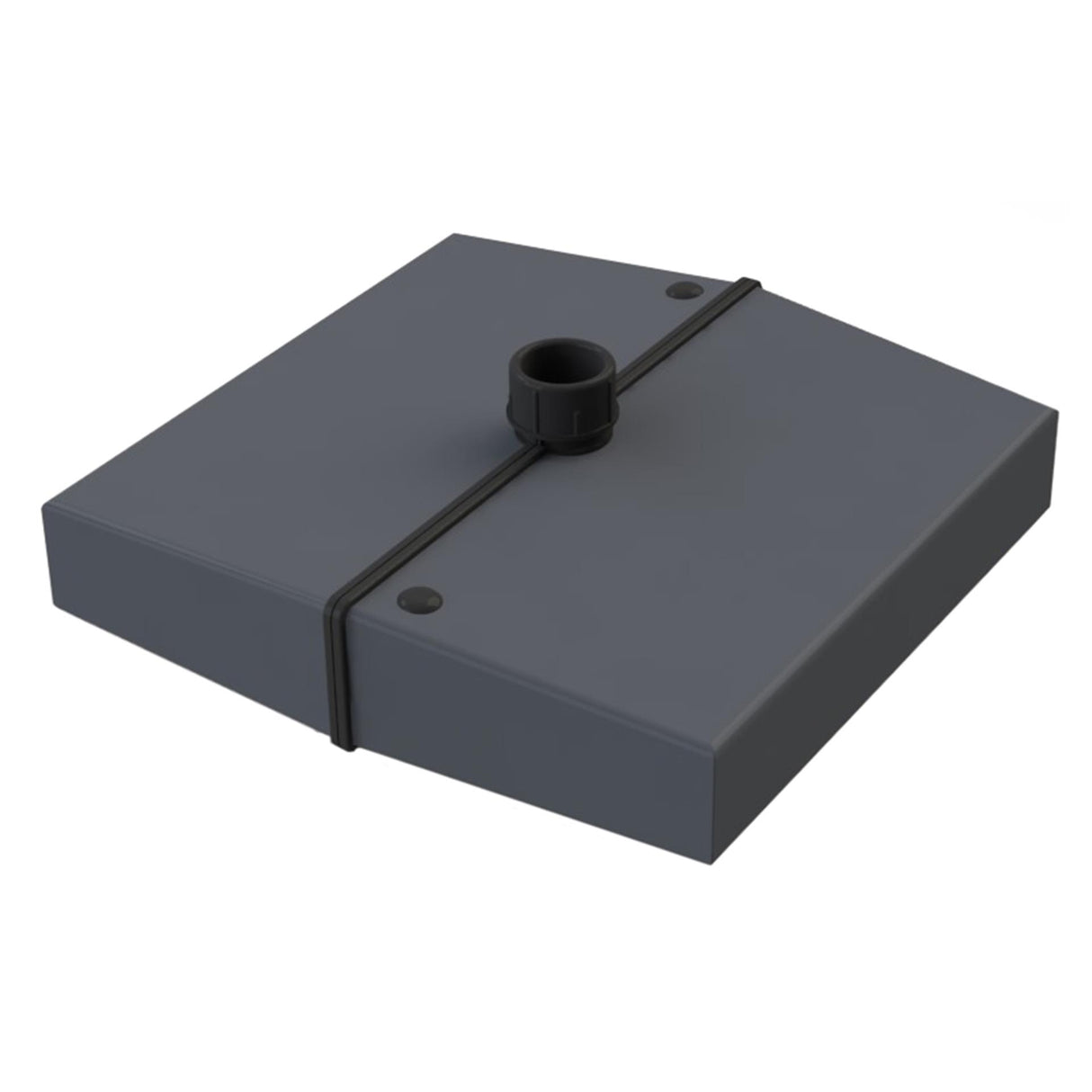 Helcosol parasol base 25 kg split-fyldbar antracit