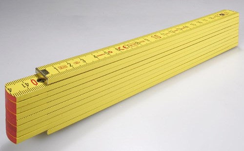 Abi stla tommestok, 707 gult træ 2m - 01304
