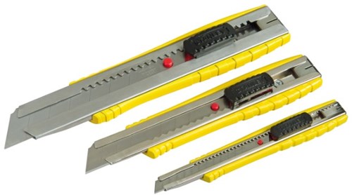 Stanley håndværktøj fatmax snap-off kniv metal 9mm - 0-10-411