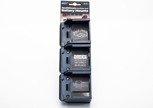 Stealthmounts bm-bo18-blu-6 batteriholder til bosch 18v pro | blå | 6 pakke - bm-bo18-blu-6