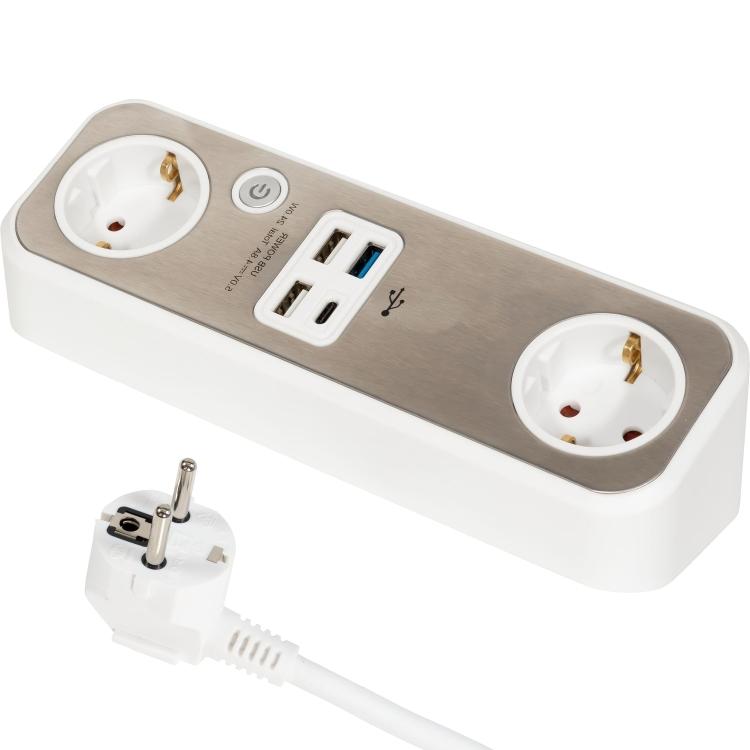 Imp USB strømskinne - 4 porte