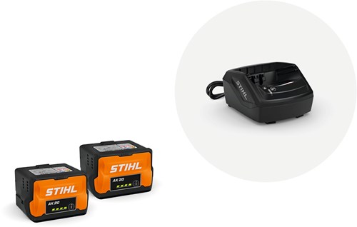 Stihl ak 20 akkumulator startsæt plus - 45200075903