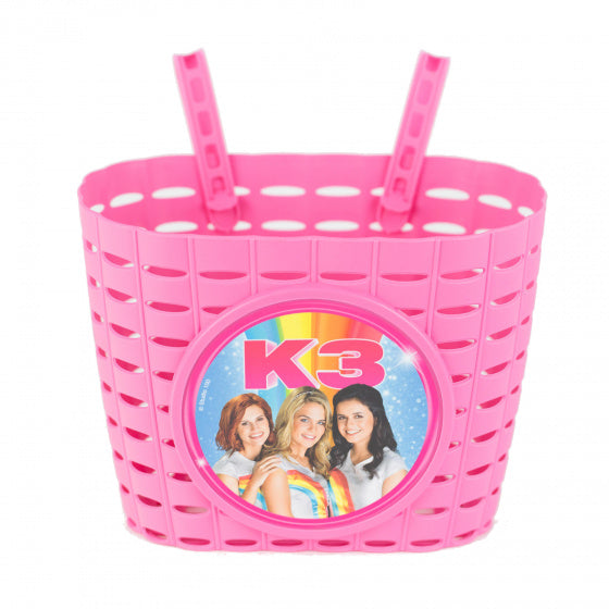 Studio 100 børnecykelkurv k3 junior 20 cm pink
