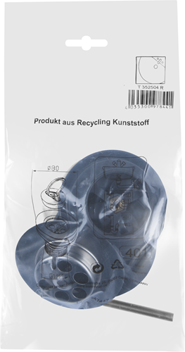 Cornat afløbsprop vask 85mm 6 4 (401) - t352504r