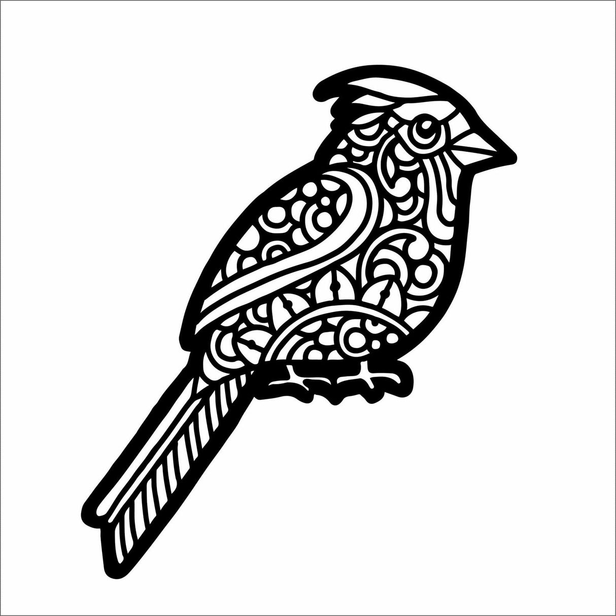 Håndværkerens værksted • stencil kardinal 30,5x30,5cm