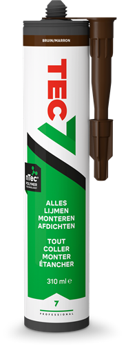 Tec7 patron universal sæt 310ml brun - 535406000